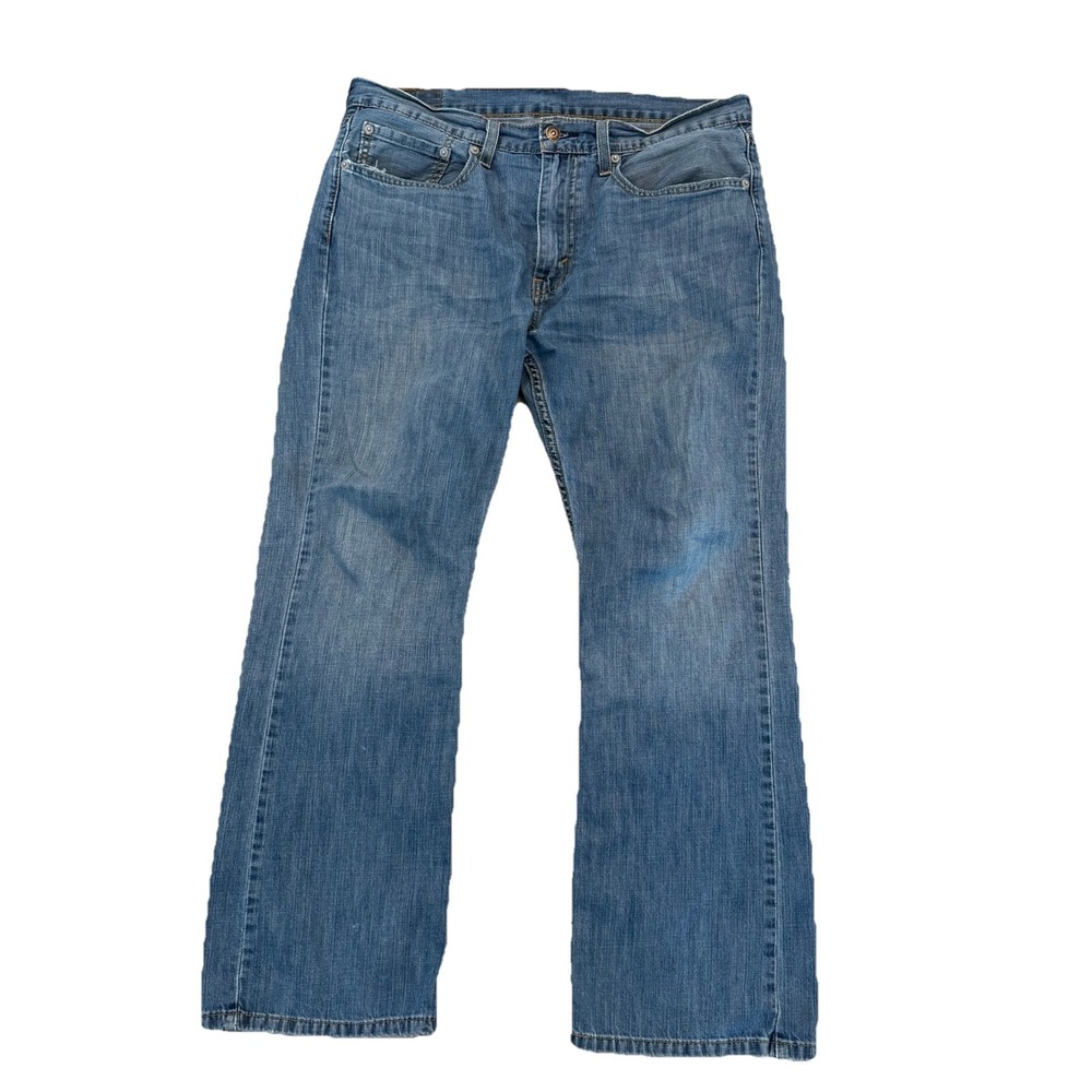 Levi's 527 Slim Bootcut Jeans Men's 34x30 Light Wash Read